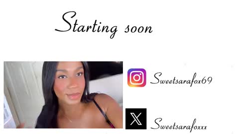 Snapshot of sweetsarafoxxx chatting on September 2025 03:06:02 PM Sara Sofia Libra online show from September 2025 03:06:02 PM
