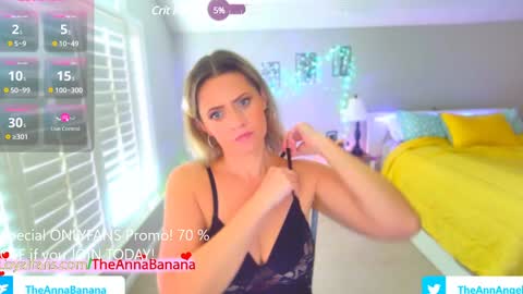 Snapshot of theannabanana chatting on December 2024 05:08:01 PM Anna Banana AKA Ann Angel online show from December 2024 05:08:01 PM