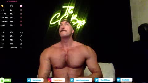 Snapshot of theccboysxxx chatting on October 2025 04:44:01 AM The CC Boys Travis Connor Paul Codi online show from October 2025 04:44:01 AM