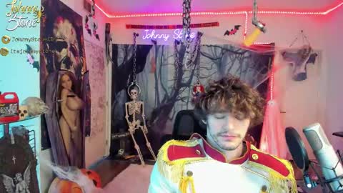 Snapshot of thejohnnystone chatting on October 2025 12:14:01 AM Johnny Stone online show from October 2025 12:14:01 AM