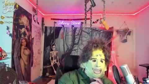 Snapshot of thejohnnystone chatting on October 2025 12:11:02 AM Johnny Stone online show from October 2025 12:11:02 AM