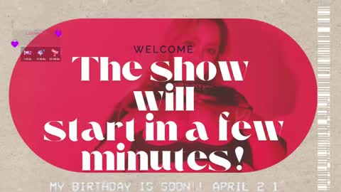 Rosie  online show from April 2026 07:14:01 PM