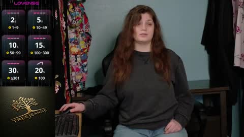 Snapshot of treejeanne chatting on March 2026 03:17:01 PM TreeJeanne online show from March 2026 03:17:01 PM