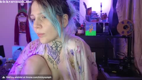 Snapshot of tricky_nymph chatting on December 2024 05:09:02 AM Cassie online show from December 2024 05:09:02 AM