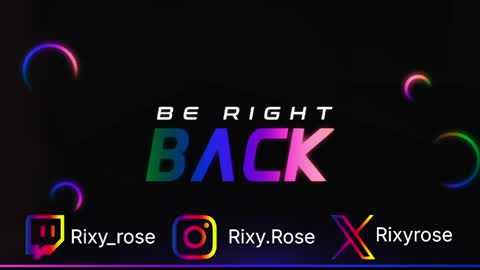 RixyRose online show from April 2026 10:40:01 PM