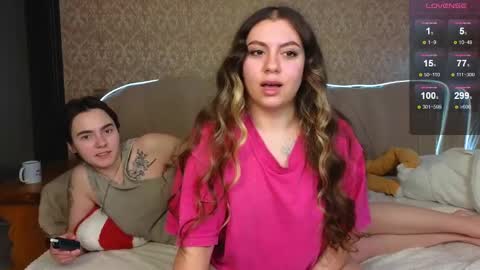 Snapshot of twobabesweet chatting on February 2025 05:37:02 AM Welcome guys We Lili and Vic PVT open online show from February 2025 05:37:02 AM