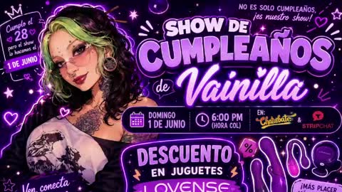Vainilla Independent model online show from May 2026 01:22:01 AM