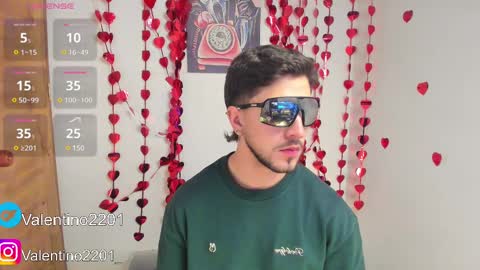 Snapshot of valentino2201 chatting on February 2025 01:44:02 AM valentino online show from February 2025 01:44:02 AM