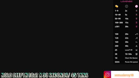 Venus online show from February 2025 01:31:02 AM