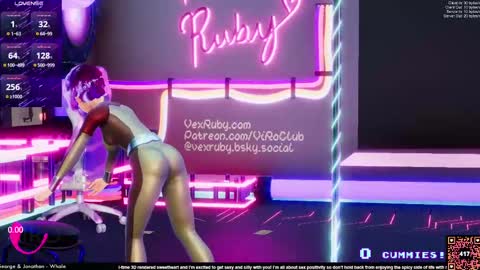 Snapshot of vexruby chatting on February 2025 02:06:02 AM Vex Ruby online show from February 2025 02:06:02 AM