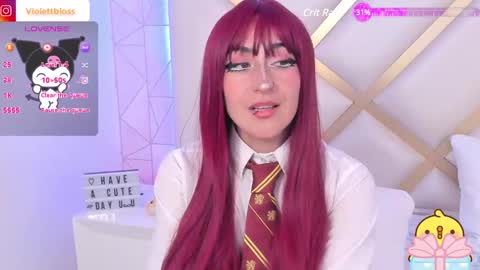 Snapshot of violettbloss chatting on December 2024 02:13:02 AM Violeta online show from December 2024 02:13:02 AM