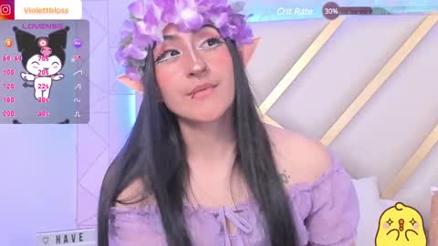 Snapshot of violettbloss chatting on December 2024 01:47:01 AM Violeta online show from December 2024 01:47:01 AM