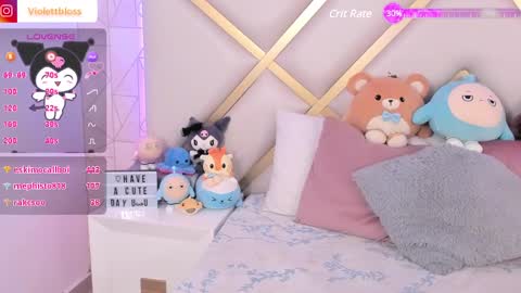Snapshot of violettbloss chatting on February 2025 03:48:01 AM Violeta online show from February 2025 03:48:01 AM