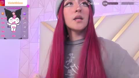Snapshot of violettbloss chatting on February 2025 03:18:01 AM Violeta online show from February 2025 03:18:01 AM