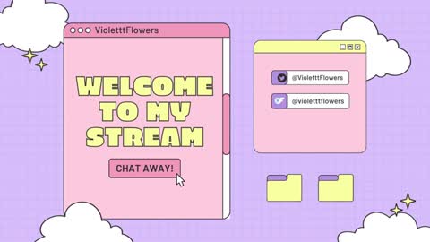 Snapshot of violetttflowers chatting on February 2025 12:25:02 AM Violet Flowers online show from February 2025 12:25:02 AM