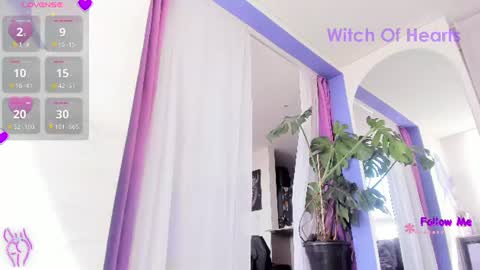 Snapshot of witchofhearts chatting on June 2026 07:19:01 PM Luna Violeta A r t i s t online show from June 2026 07:19:01 PM
