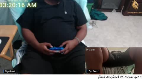 Snapshot of younblaccman6969 chatting on September 2025 07:19:01 AM younblaccman6969 online show from September 2025 07:19:01 AM