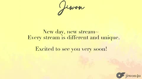 J i w o n   online show from June 2026 08:13:02 PM