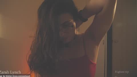 Snapshot of zarahlynch chatting on May 2026 12:52:01 AM Miss Lynch Next show 2911 online show from May 2026 12:52:01 AM
