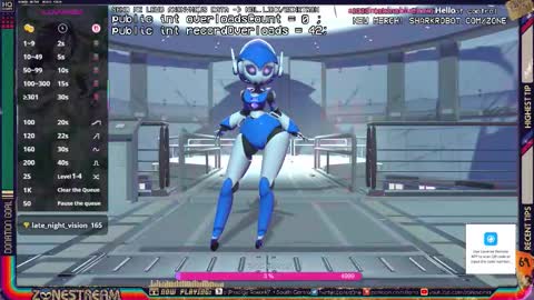 Snapshot of zonetron chatting on January 2026 09:01:02 AM ZONE-tron online show from January 2026 09:01:02 AM