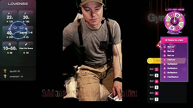 GymyXY online show from February 2025 08:19:01 PM