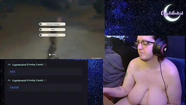 CryptidIndrid online show from December 2024 09:39:01 PM