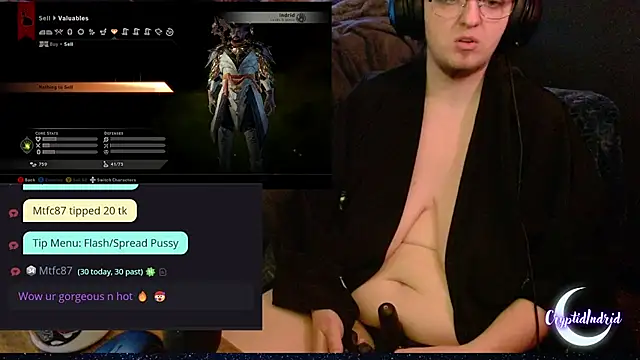 CryptidIndrid online show from January 2025 11:55:01 PM