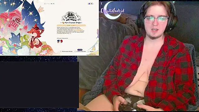 CryptidIndrid online show from January 2025 11:40:02 PM