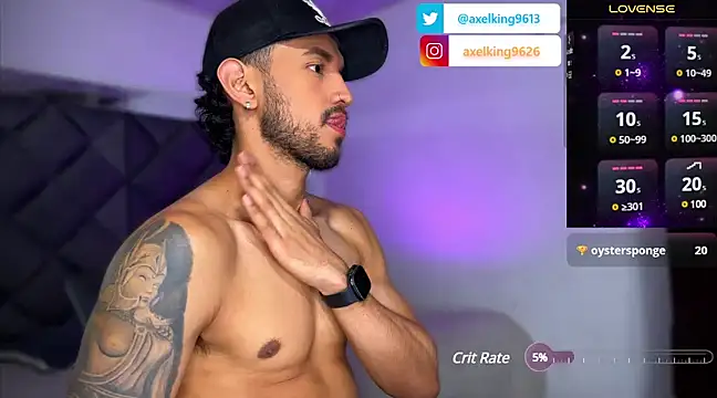 AxelKing1326 online show from January 2025 12:52:02 AM