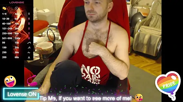 RealManHaveHairy online show from February 2025 06:01:02 PM