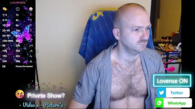 RealManHaveHairy online show from April 2026 06:00:01 PM