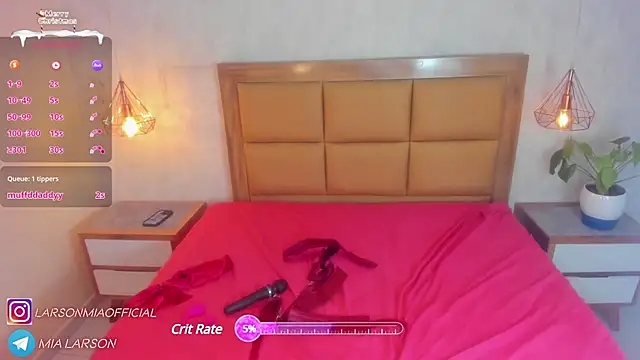 LARSONMIA online show from December 2024 03:35:01 PM