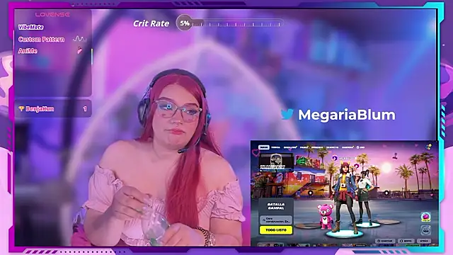 Snapshot of MegariaB chatting on February 2026 04:53:01 AM MegariaB online show from February 2026 04:53:01 AM