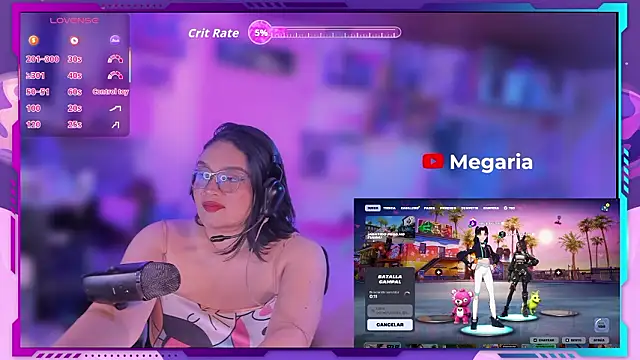 Snapshot of MegariaB chatting on February 2026 04:54:01 AM MegariaB online show from February 2026 04:54:01 AM