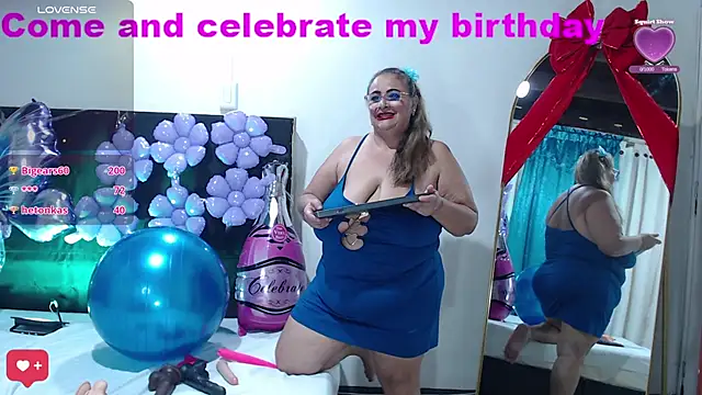 Snapshot of BBW_salome chatting on February 2025 01:00:01 AM BBW salome online show from February 2025 01:00:01 AM