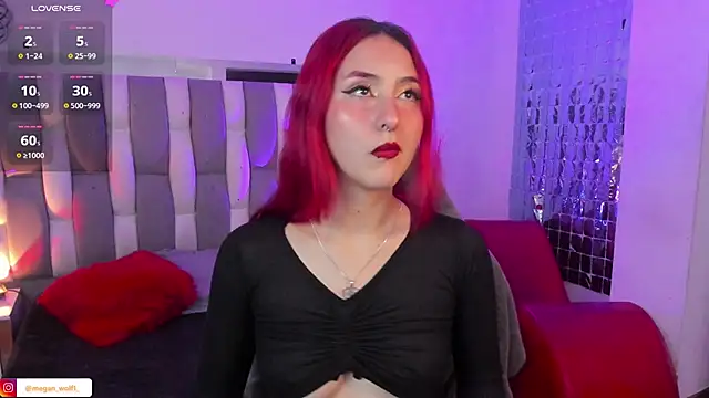 Snapshot of Megan_wolf1_ chatting on January 2025 04:41:01 AM Megan wolf1 online show from January 2025 04:41:01 AM