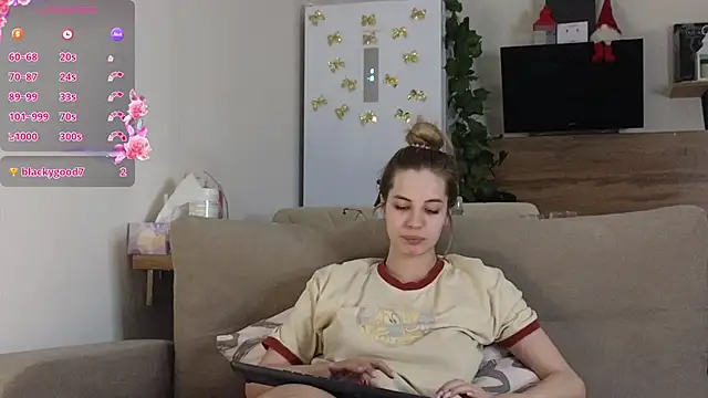 Girl alone home online show from January 2025 06:25:01 PM