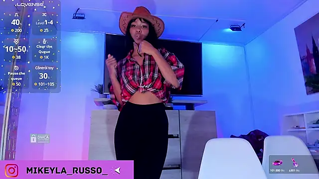 Mikeyla-Russo online show from January 2025 10:01:01 PM