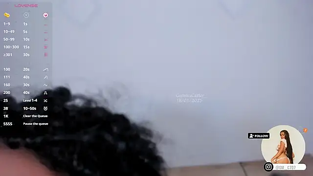 GemmaCarter  online show from January 2025 11:00:01 PM