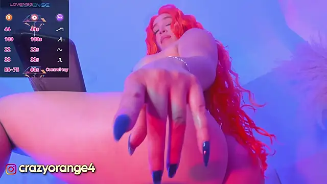 Snapshot of Crazyorange_ chatting on February 2025 12:20:01 PM Crazyorange online show from February 2025 12:20:01 PM