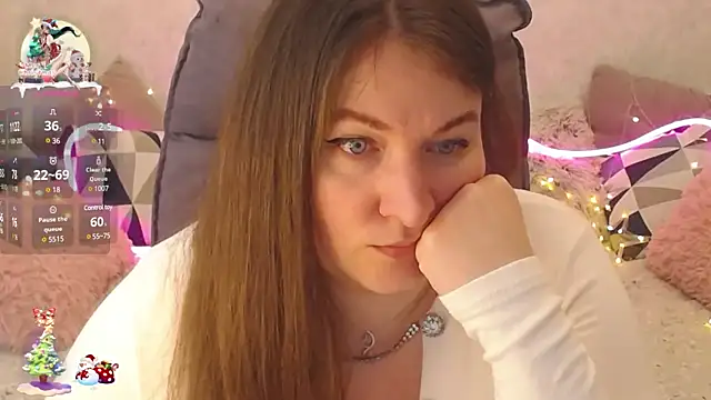 Nataly cute online show from January 2025 02:22:02 AM