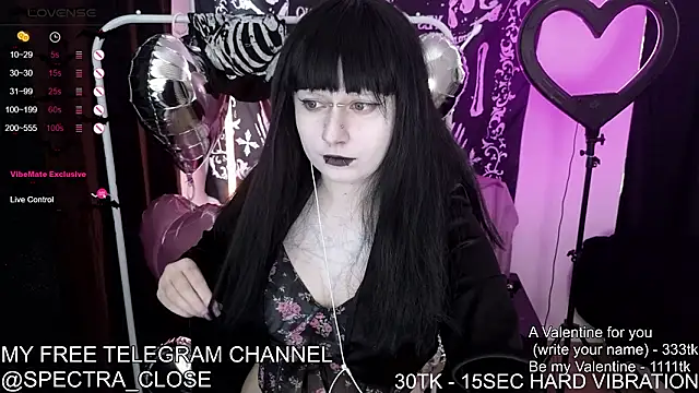 Snapshot of SpectraSirens chatting on February 2026 10:14:02 AM SpectraSirens online show from February 2026 10:14:02 AM