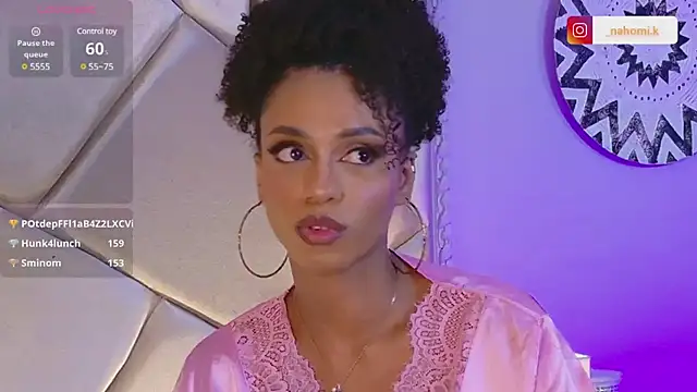 Snapshot of Nahomi_King chatting on February 2025 07:31:02 PM Nahomi King online show from February 2025 07:31:02 PM