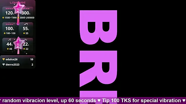 brandy sweet  online show from February 2025 03:26:01 PM