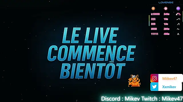 Mikev online show from November 2025 07:13:01 PM