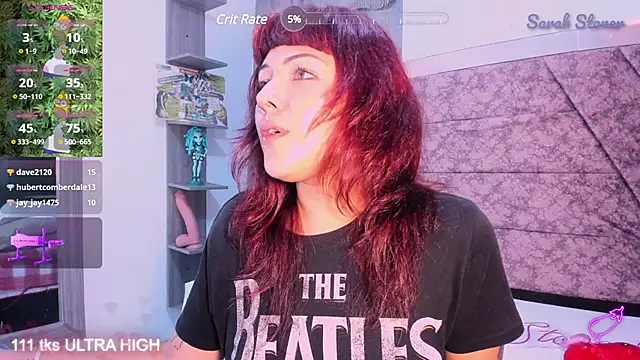 Snapshot of Sarah-Stoner chatting on February 2025 10:30:01 PM Sarah-Stoner online show from February 2025 10:30:01 PM