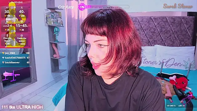 Snapshot of Sarah-Stoner chatting on February 2025 07:15:02 PM Sarah-Stoner online show from February 2025 07:15:02 PM