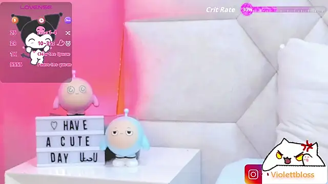 Violettbloss online show from October 2025 03:26:02 AM