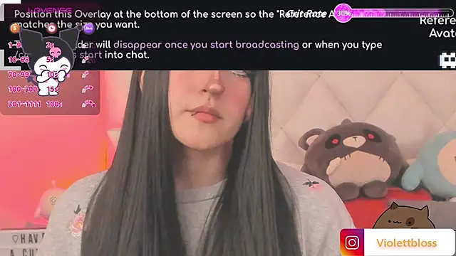 Violettbloss online show from October 2025 04:12:01 AM