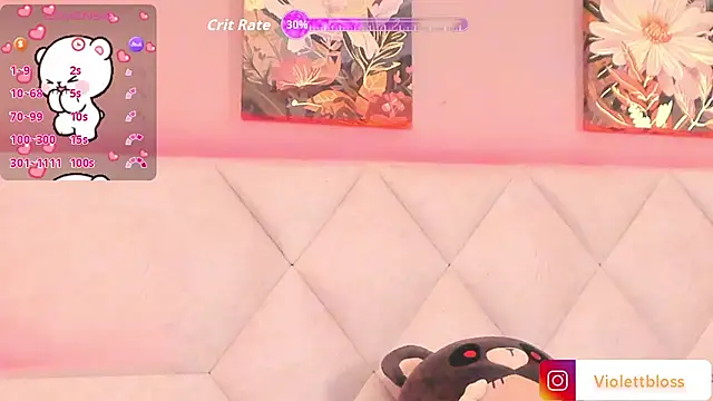 Violettbloss online show from November 2025 03:38:01 AM